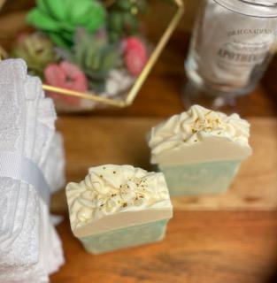 Lemongrass Soap with Soap Icing