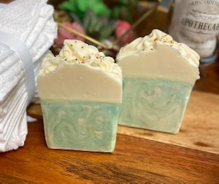 Lemongrass Soap with Soap Icing